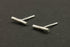 Sterling Silver Tiny Bar Studs Earrings -- EAS-002